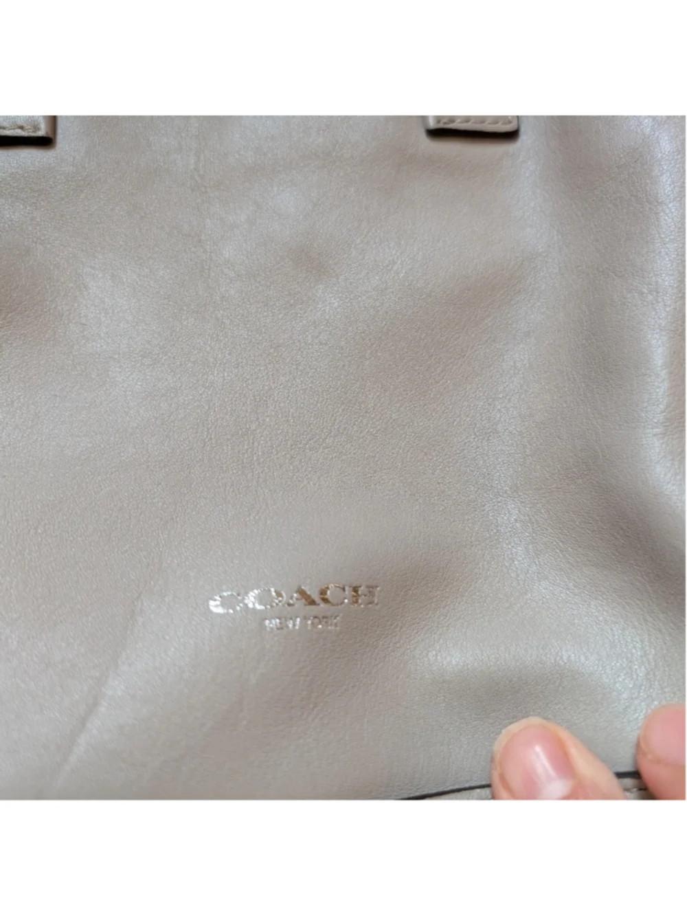 Coach BLEECKER LEATHER MINI RILEY CARRYALL J1393-27923 in VGUC